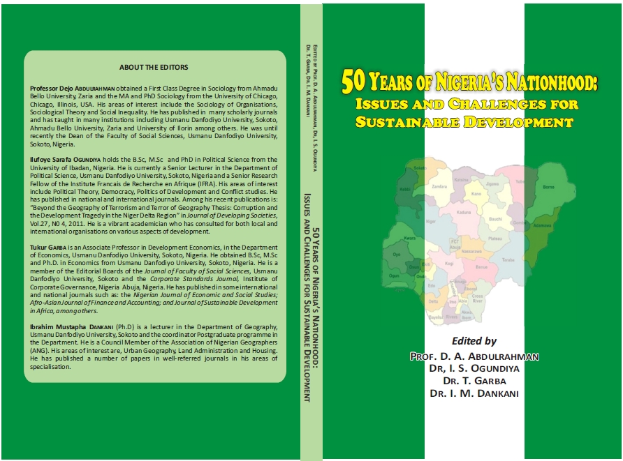 Cover of 50 Years of Nigeria's Nationhood
